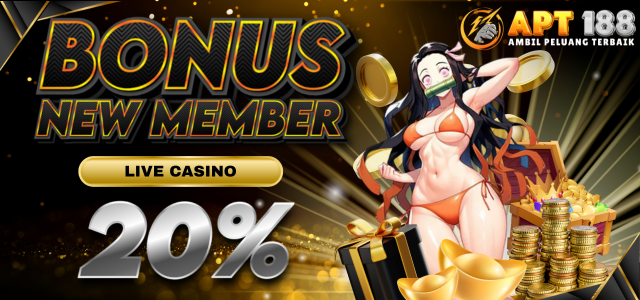 Bonus New Member Casino 20% APT188